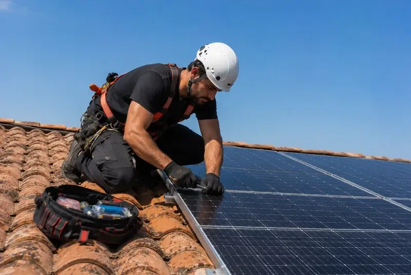 Maintenance et monitoring de panneaux solaires à Saint-Clément-les-Places