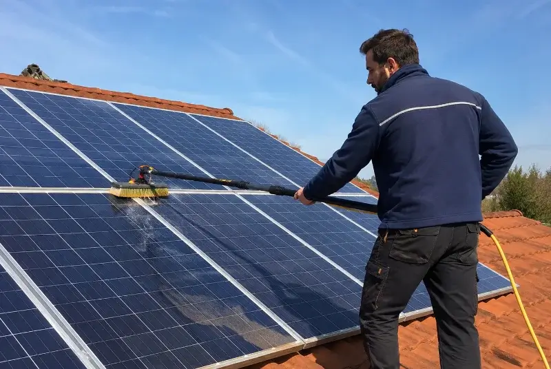 Nettoyage et entretien de panneaux solaires à Saint-Clément-les-Places