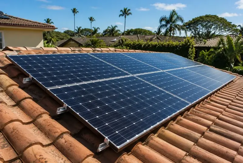 Installation de panneaux solaires à Saint-Clément-les-Places